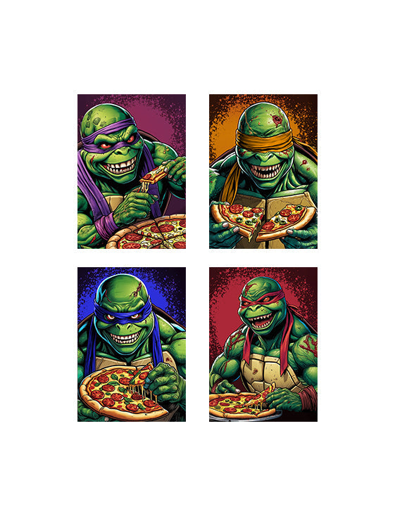 Demonic pizza for the Turtles